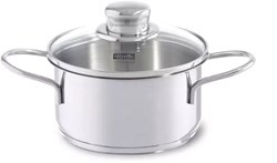 Fissler Kochtopf Edelstahl 14 cm mit Deckel - Induktionsgeeignet