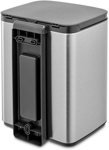 Brabantia Abfalleimer Bo 7L - Matt Steel Fingerprint Proof Mülleimer-3