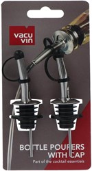 Vacu Vin set de service à vin inox - 2 pièces - bec verseur pour bouteilles