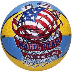 HOT Sports + Toys basket-ball Magic Team USA taille 7 jaune-bleu