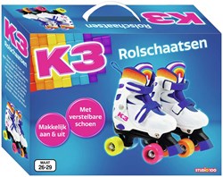 Studio 100 Rollschuhe K3 verstellbar Größe 26-29 Regenbogen