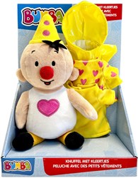OttoSimon peluche Bumba avec vêtements - poupée à habiller 30 cm