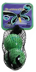 Don Juan Murmeln butterfly 42mm Glas Mexiko Spielspaß