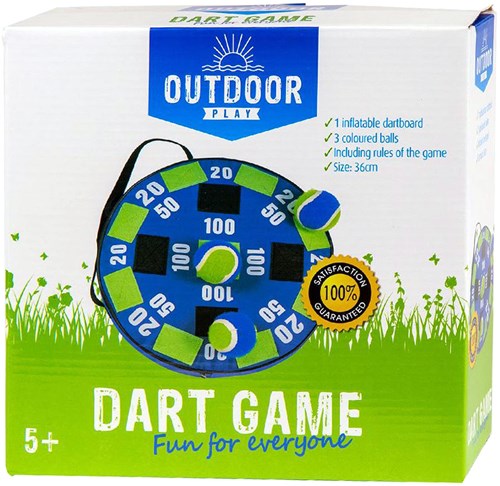 Outdoor Play jeu de fléchettes - Cible gonflable pour enfants - Jouet sûr