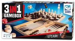 Clown Games 3 in 1 Spiel Holz