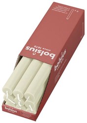 Bolsius bougie de table rustique crème 27 cm - bougie longue durée