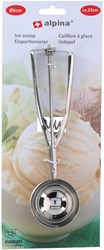 Cuillère à glace argentée ustensile de cuisine inox cuillère à glace