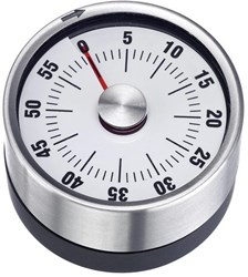 Westmark Küchentimer 60 Minuten Futura Edelstahl Magnet Küche