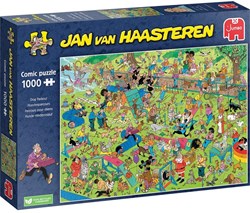 Jumbo Puzzle Jan van Haasteren Hundeparcours 1000 Teile Cartoon