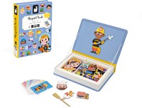 Janod Magnetibook livre magnétique métiers jouet éducatif 48 magnets-3