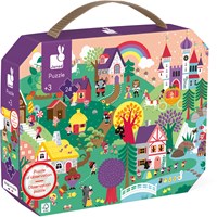 Janod puzzle - puzzle de recherche contes de fées - puzzle carton 24 pièces