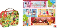Janod puzzle Jardin - puzzle enfant en valise - 36 pièces carton-2
