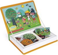 Janod livre magnétique jouet 4 saisons - jeu éducatif magnétique-3
