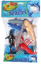 Toi-Toys Meerestiere Spielset Animal World Deluxe 5 Stück Kunststoff