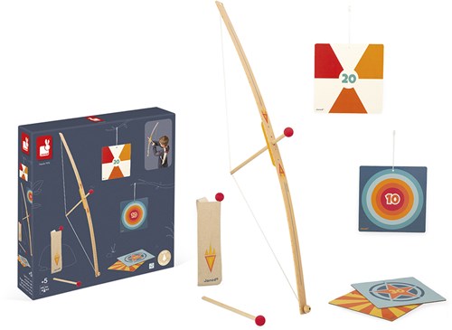 Janod - Holz Bogenschießen Spielzeug Set - FSC Holz - ab 5 Jahren-2