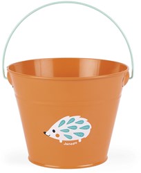Janod Seau Happy Garden - Jouet de jardinage pour enfants - Orange