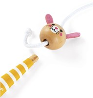 Janod corde à sauter lapin - jouet en bois - corde réglable 2 mètres-3