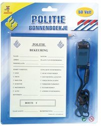 Polizei-Quittungshefte+Bleistift 26602