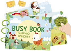 Janod livre d'activités ferme - livre jouet interactif pour enfants