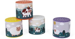 Janod jouets - Boîte à sons Pocket Moo & Baa pour enfants