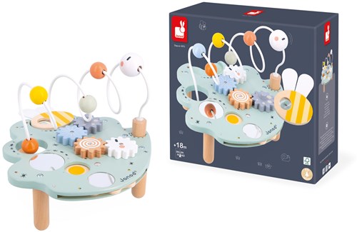 Janod Sweet Cocoon - Planche d'activités en bois pour tout-petits - Jouet éducatif-2