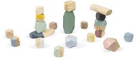 Janod Sweet Cocoon pierres empilables - blocs de construction en bois pour enfants