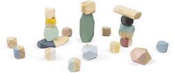 Janod Sweet Cocoon pierres empilables - blocs de construction en bois pour enfants