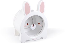 Janod tirelire - lapin en bois avec fenêtre transparente pour enfants