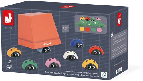 Janod - Memory-Spiel Marienkäfer