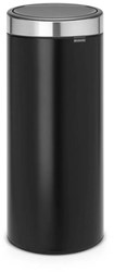 Brabantia afvalemmer Touch Bin 30L zwart