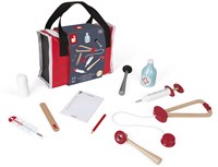 Janod - Sac de médecin jouet en bois avec accessoires - mallette docteur-3