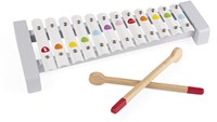 Janod Xylophone Métal - Confetti - Jouet Musical Coloré pour Enfants