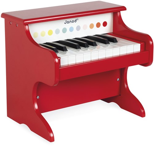Janod Confetti - Clavier électronique en bois pour enfants - 18 touches - Jouet musical-3