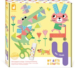 Janod kit créatif - découpage et collage - loisirs créatifs dès 4 ans