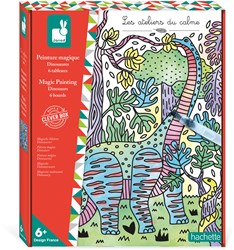 Janod Atelier - Coffret peinture magique dinosaures pour enfants