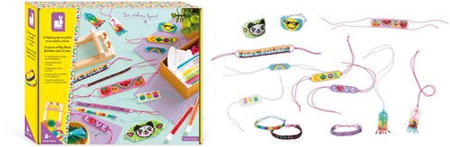 Janod Atelier Bijoux - Kit métier à tisser bijoux pour enfants-2