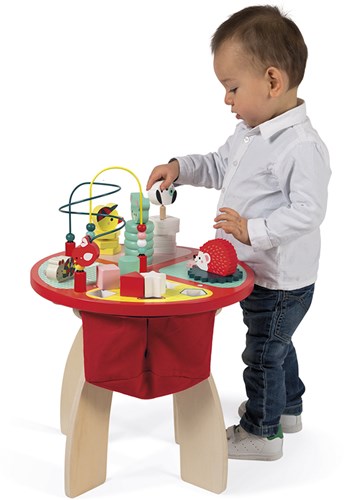 Janod Holz-Aktivitätstisch - Baby Forest - interaktives Spielzeug-3