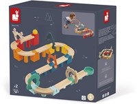 Janod circuit à billes en bois - jouet éducatif - 44 pièces FSC-3