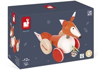 Janod jouet à tirer renard en bois - Zigolos - jouet motricité-2