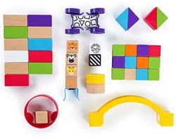 Baby Einstein by Hape E11873 - Multifunktionsbausteine Set, Mehrfarbig