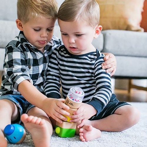 Baby Einstein blocs de construction fundamentals jouet sensoriel 4 pièces