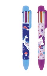 Janod stylo 6 couleurs Dreamland - Stylo jouet créatif pour enfants