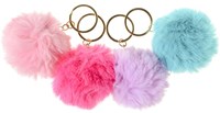 Porte-clés peluche marron - accessoire doux pour enfants