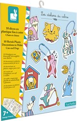 Janod coffret créatif - Plastique fou chats et chiens kit DIY