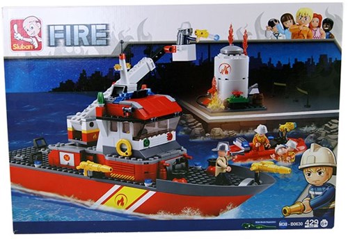 Sluban Brandweerboot set
