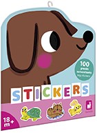 Janod stickers - animaux domestiques - 100 stickers - jouet créatif