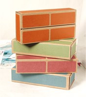 Carton building bricks large set of 20