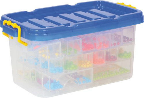 Eduplay blocs de construction - ensemble de blocs de perles colorés 50 pièces - jouet éducatif-2