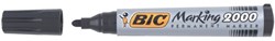 BIC 12 bic permanent markers zwart schrijven