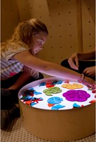 Acrylic Shapes Mandala 7 Flowers-3